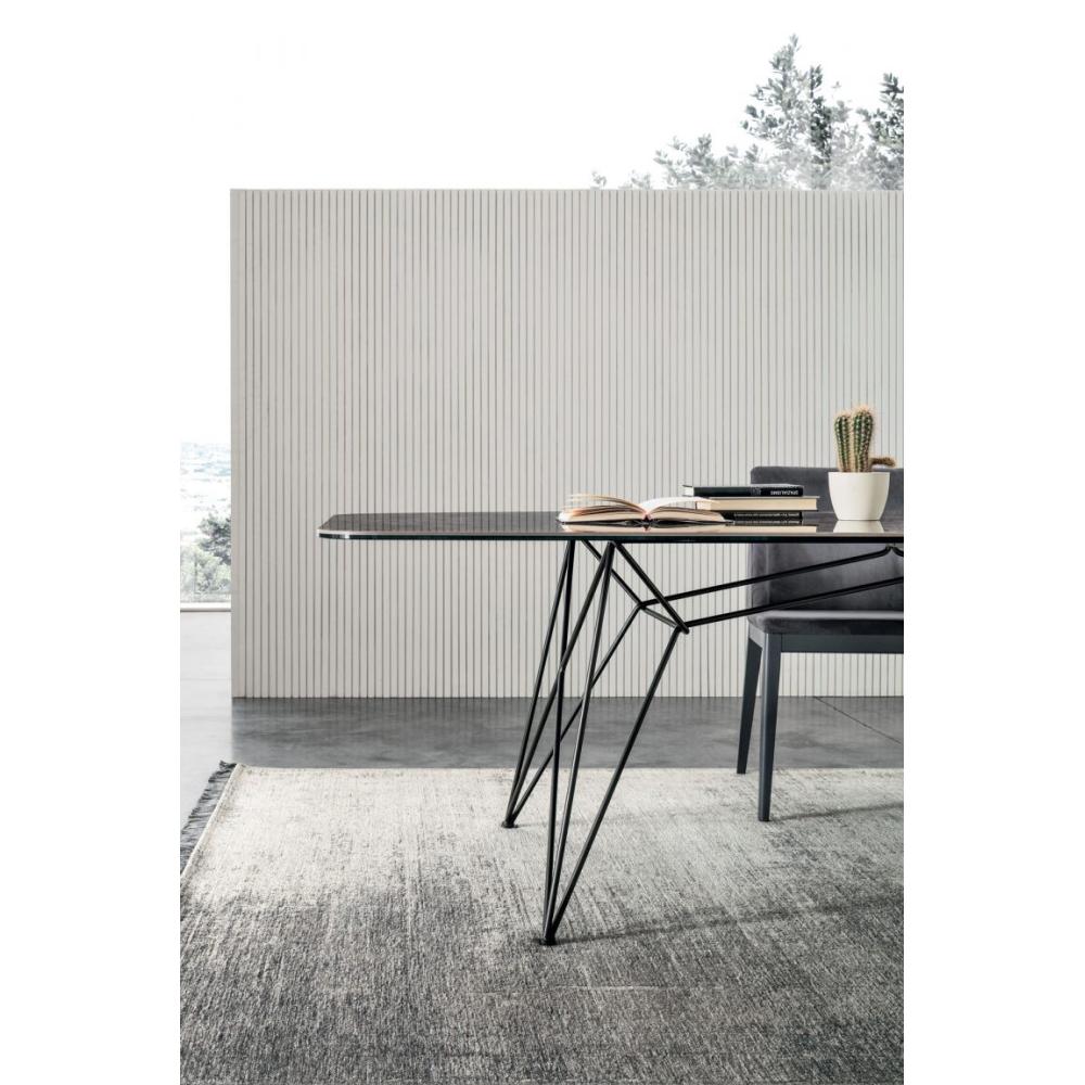minimal design etkezoasztal asztal butor drotlab etkezoasztal modern femlab nagymeretu antracit lab fa lap etkezo nappali.jpg